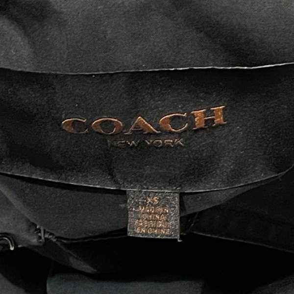 コーチ COACH トレンチコート サイズXS - 黒 レディース 長袖/春/秋 コート_画像3