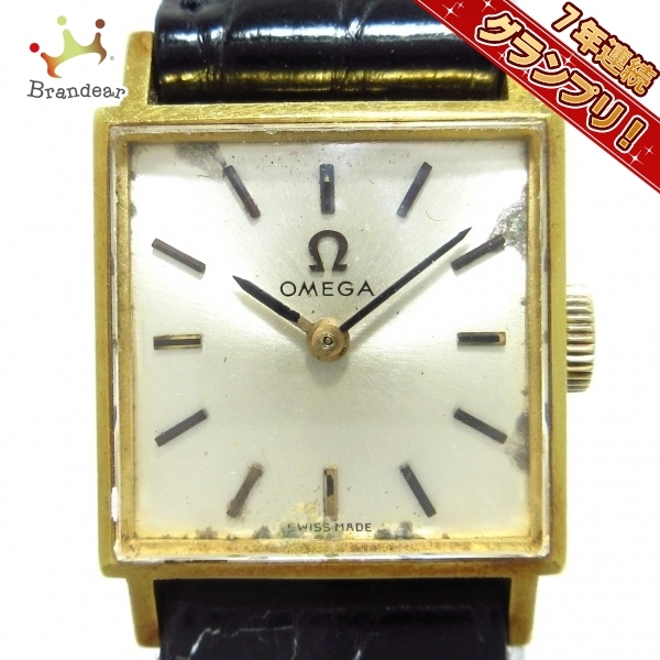 OMEGA(オメガ) 腕時計 レディース K18YG/ベルト刻印不鮮明/尾錠純正 シルバー