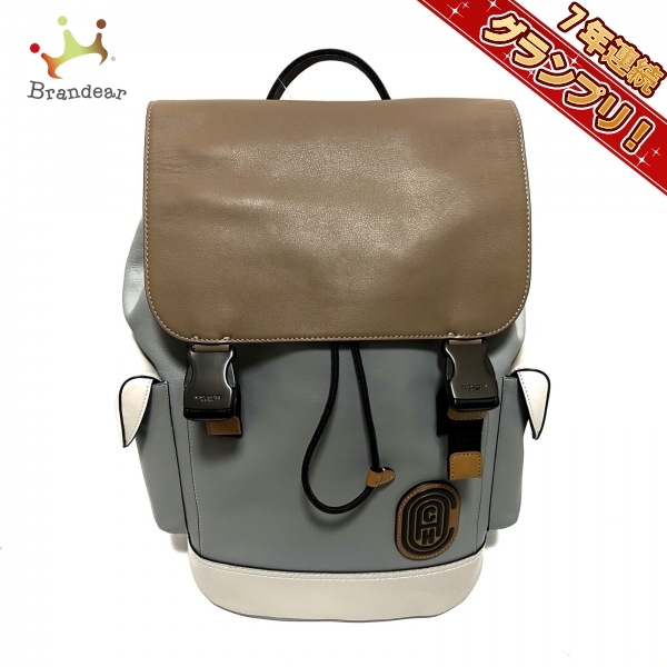 【福袋セール】 コーチ COACH バッグ 美品 グレー×グレーベージュ×マルチ レザー - 958 リュックサック その他 【福袋セール】 コーチ COACH バッグ 美品 グレー×グレーベージュ×マルチ レザー - 958 リュックサック その他