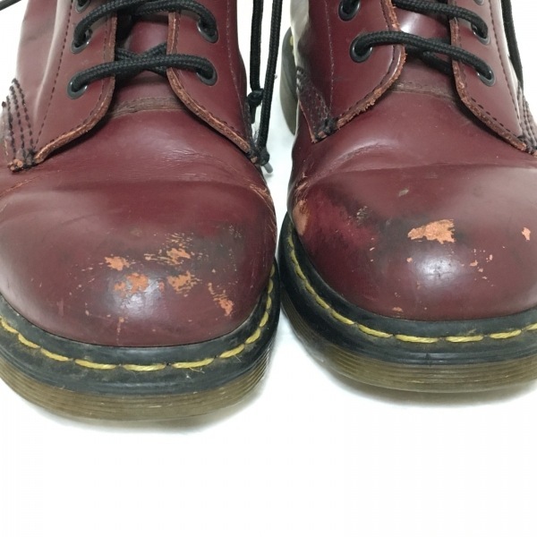 ドクターマーチン Dr.Martens ショートブーツ UK8 レザー ボルドー メンズ 靴_画像8