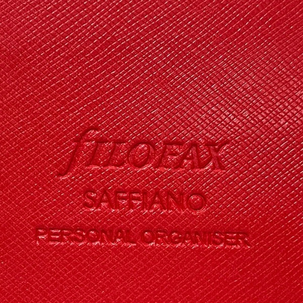 ファイロファックス Filofax 手帳 - レザー レッド 美品 財布_画像4