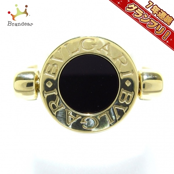 豪華 磨き済み□ブルガリ BVLGARI リング ブルガリブルガリ K18YG
