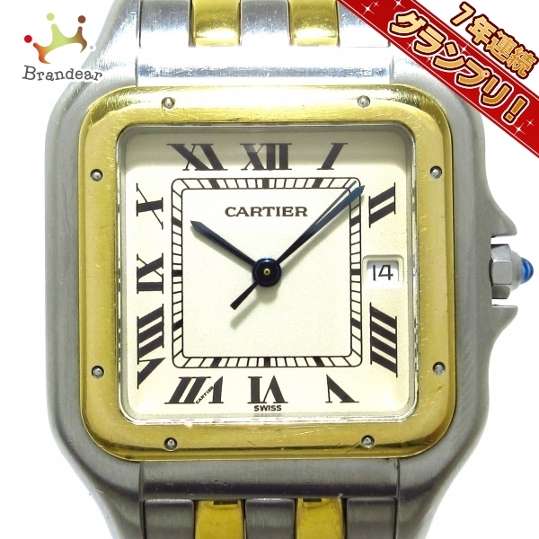 激安先着 Cartier(カルティエ) 腕時計 パンテールLM メンズ SS×K18YG/2
