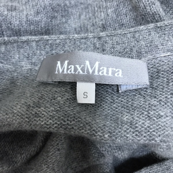 マックスマーラ Max Mara カーディガン サイズS - グレー レディース 長袖/カシミヤ 美品 トップス_画像3