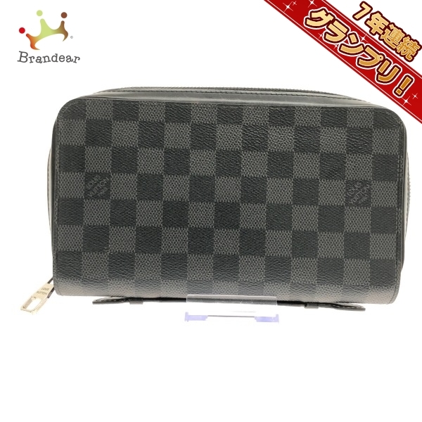 ルイヴィトン LOUIS VUITTON 長財布 N41503 ジッピーXL ダミエ・グラフィット キャンバス CA4136 財布 ダミエグラフィット_画像1