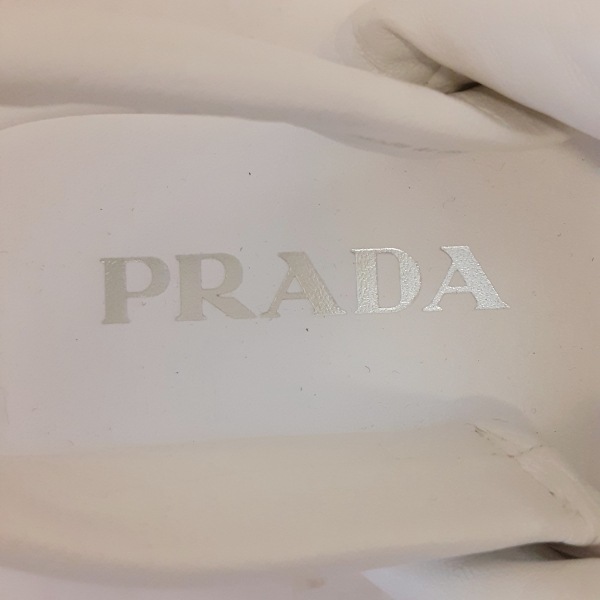 プラダ PRADA サンダル 35 - ナッパレザー 白 レディース プラットフォーム 美品 靴の画像5