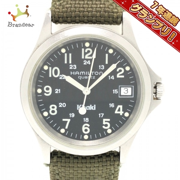 HAMILTON(ハミルトン) 腕時計 - 9445B メンズ 黒-