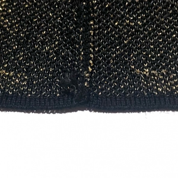 グッチ GUCCI ロングスカート サイズM - 黒×ゴールド レディース ニット/ラメ/インターロッキングG ボトムス_画像8