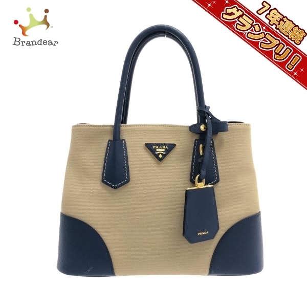 プラダ PRADA トートバッグ BN2887 - キャンバス×サフィアーノレザー