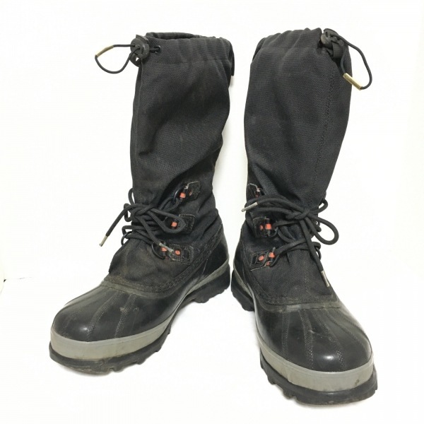 ソレル SOREL ブーツ 27 - ナイロン×ラバー×化学繊維 黒 メンズ 靴_画像2