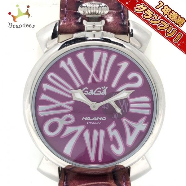 ガガミラノ マヌアーレ 48 クロノグラフ 腕時計 ブラジルGP 250