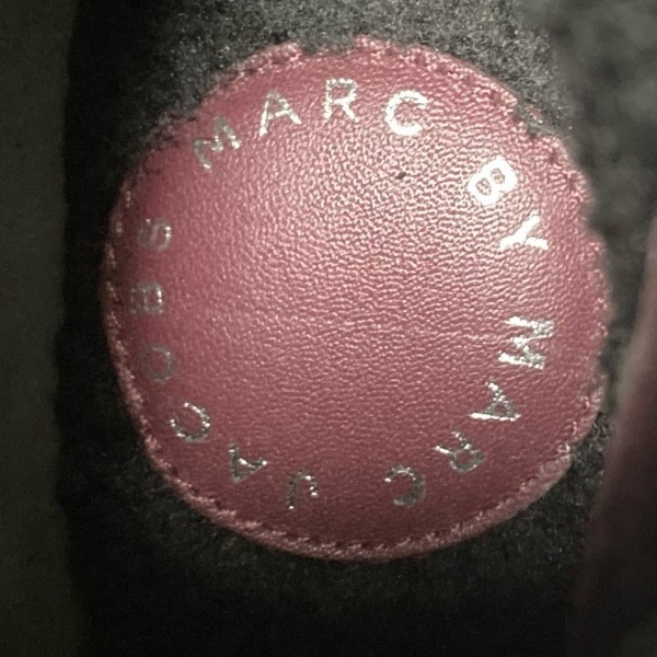 マークバイマークジェイコブス MARC BY MARC JACOBS ショートブーツ 36 - レザー シルバー レディース インヒール 靴_画像6