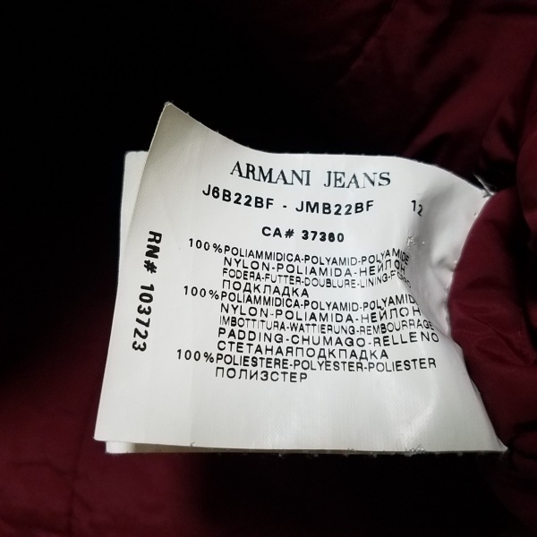 アルマーニジーンズ ARMANIJEANS サイズL - 黒 メンズ 長袖/秋/冬 コート_画像4