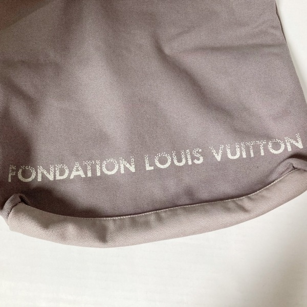 ルイヴィトン LOUIS VUITTON トートバッグ キャンバス ブラウン×ベージュ FONDATION LOUIS VUITTON/ルイヴィトン美術館限定 バッグ_画像8