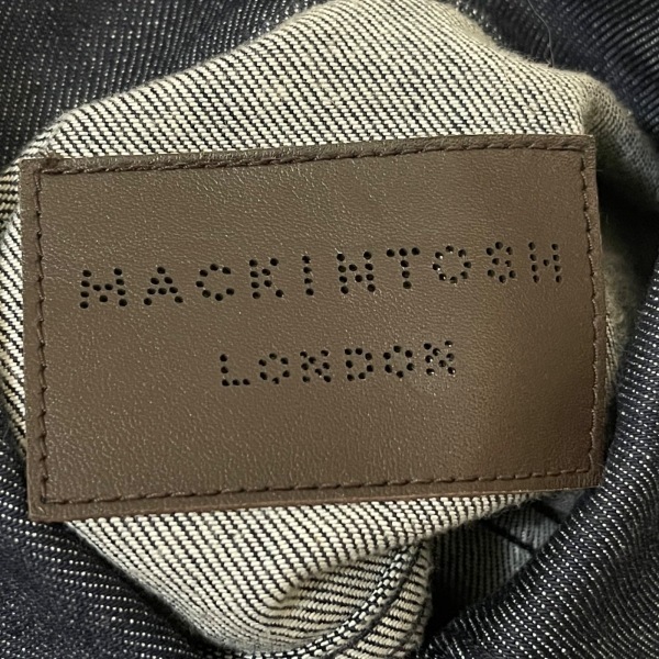 マッキントッシュロンドン MACKINTOSH LONDON Gジャン サイズ38 M ネイビー レディース 春・秋物 美品 ジャケット_画像3