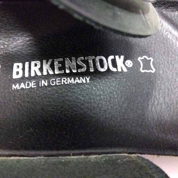 ビルケンシュトック BIRKEN STOCK サンダル 24 - レザー 黒 レディース 美品 靴_画像5