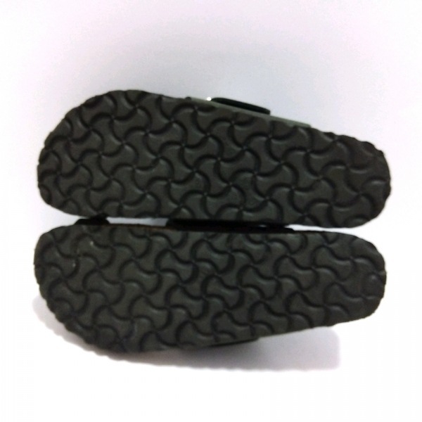 ビルケンシュトック BIRKEN STOCK サンダル 24 - レザー 黒 レディース 美品 靴_画像4