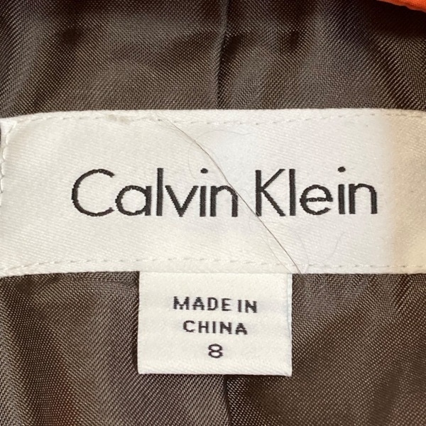 カルバンクライン CalvinKlein サイズ8 M - オレンジ レディース 長袖/秋/冬 コート_画像3