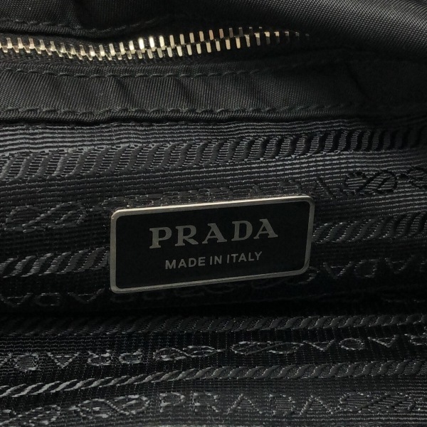 プラダ PRADA ハンドバッグ 1BG320 - ナイロン 黒 リボン バッグ_画像7