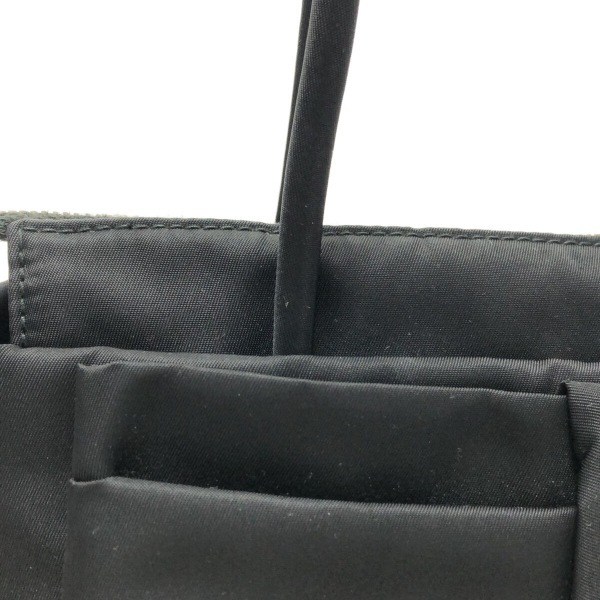 プラダ PRADA ハンドバッグ 1BG320 - ナイロン 黒 リボン バッグ_画像9