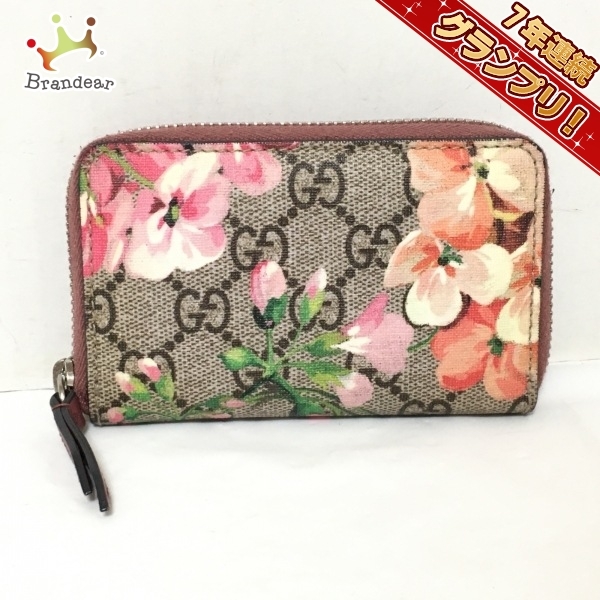定番の中古商品 グッチ GUCCI コインケース 403022 GGブルームス PVC