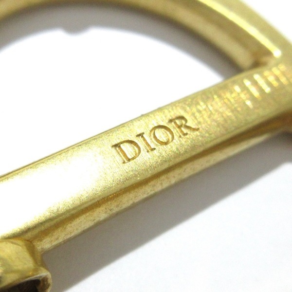 ディオール/クリスチャンディオール DIOR/ChristianDior ブローチ 金属素材×フェイクパール ゴールド×アイボリー CDモチーフ 美品_画像3