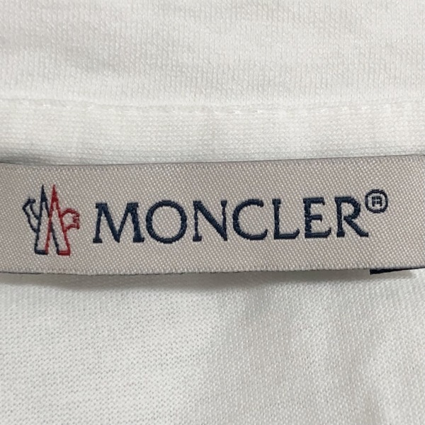 モンクレール MONCLER 半袖Tシャツ サイズXS - 白 レディース クルーネック 美品 トップス_画像3