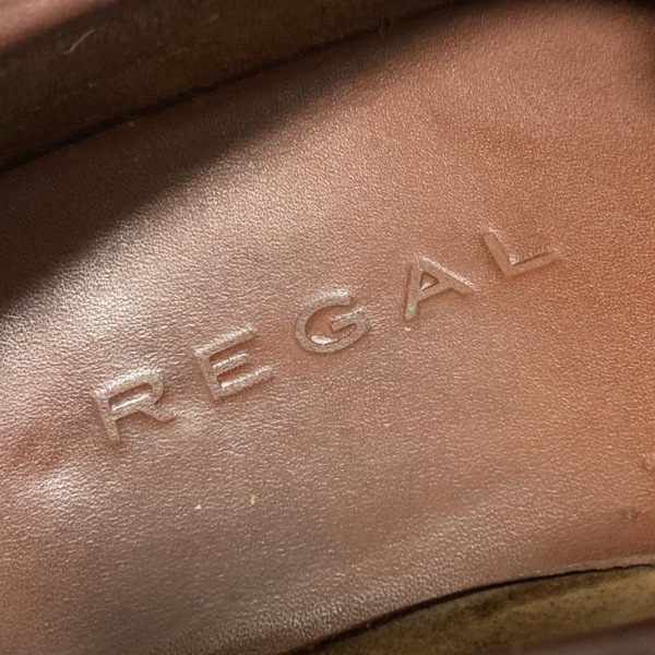 リーガル REGAL シューズ 25 - レザー ダークブラウン メンズ 靴_画像5