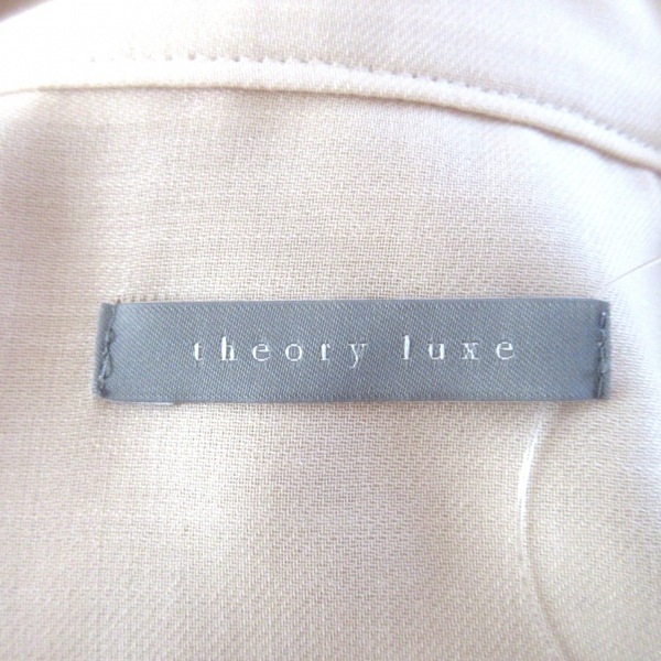 セオリーリュクス theory luxe サイズ38 M - ベージュ レディース レギュラーカラー/長袖/ロング/シャツワンピ ワンピース_画像3