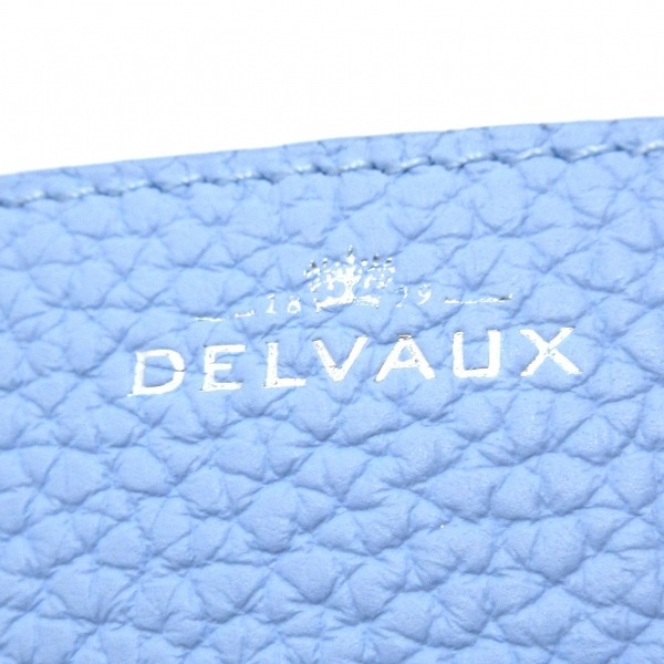 デルボー DELVAUX ハンドバッグ AA0608AQY045HPA パン トイ トリヨンソフトレザー ライトブルー 美品 バッグ_画像7