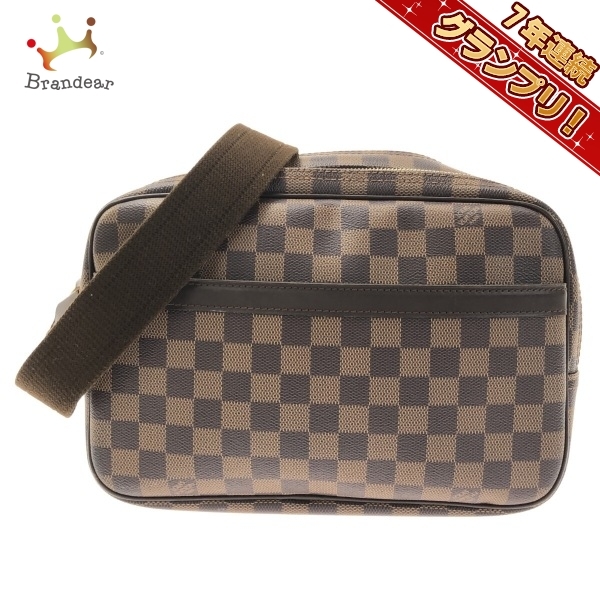 ルイヴィトン LOUIS VUITTON ショルダーバッグ N45253 リポーターPM ダミエ・キャンバス エベヌ SP4029 バッグ ダミエ_画像1