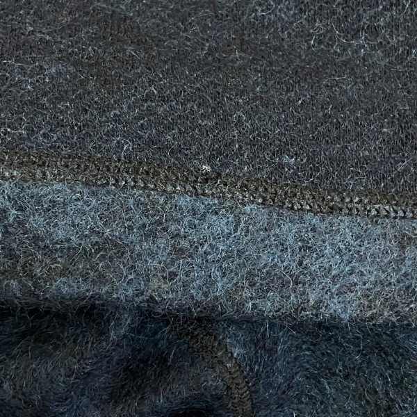 ヘルムートラング Helmut Lang 長袖セーター サイズS - 黒×ネイビー レディース ハイネック トップス_画像8