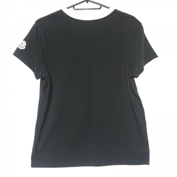 モンクレール MONCLER 半袖Tシャツ サイズS - 黒×白 レディース クルーネック トップス_画像2