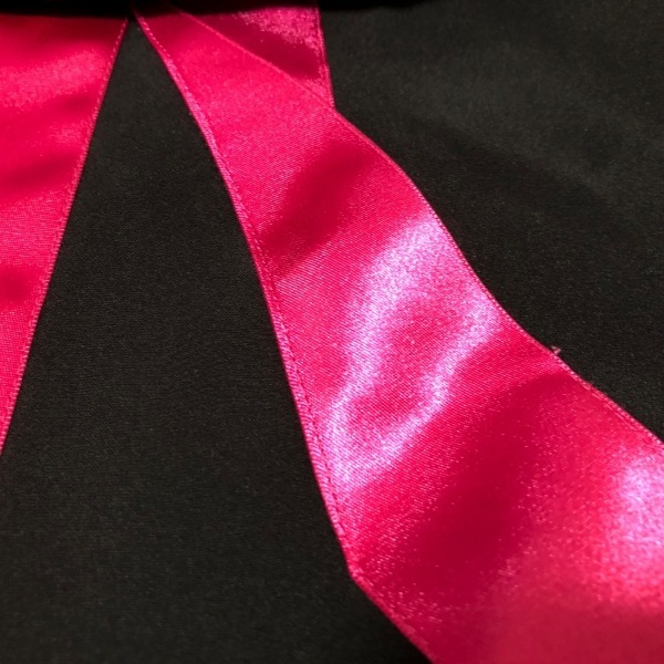 アルマーニコレッツォーニ ARMANICOLLEZIONI スカート サイズ38 S - 黒×ピンク レディース ひざ丈/リボン ボトムス_画像6