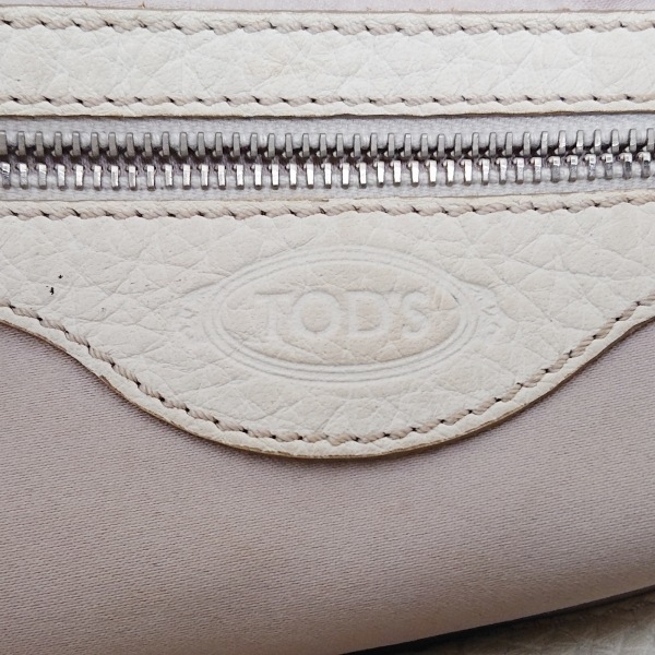 トッズ TOD'S トートバッグ - レザー アイボリー バッグ_画像8