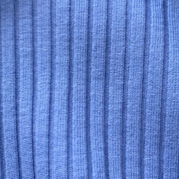 ブルーレーベルクレストブリッジ BLUE LABEL CRESTBRIDGE 半袖カットソー サイズ38 M - ブルー×白 レディース フリル トップス_画像6