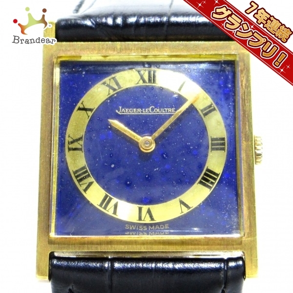 JAEGER-LECOULTRE(ジャガールクルト) 腕時計 - 6003 21 レディース K18YG/社外革ベルト/ラピスラズリ文字盤/アンティーク ブルー_画像1