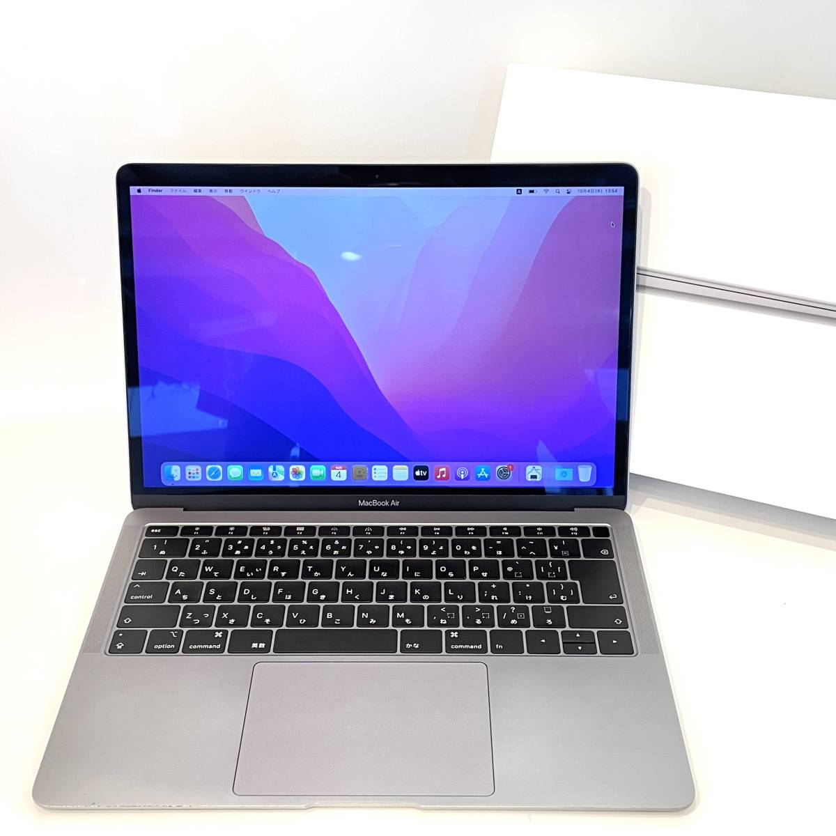 【中古】Apple MacBook Air 13インチ Corei5:1.6GHz 128GB Touch ID搭載モデル スペースグレイ MVFH2J/A　（Mid 2019)_画像1