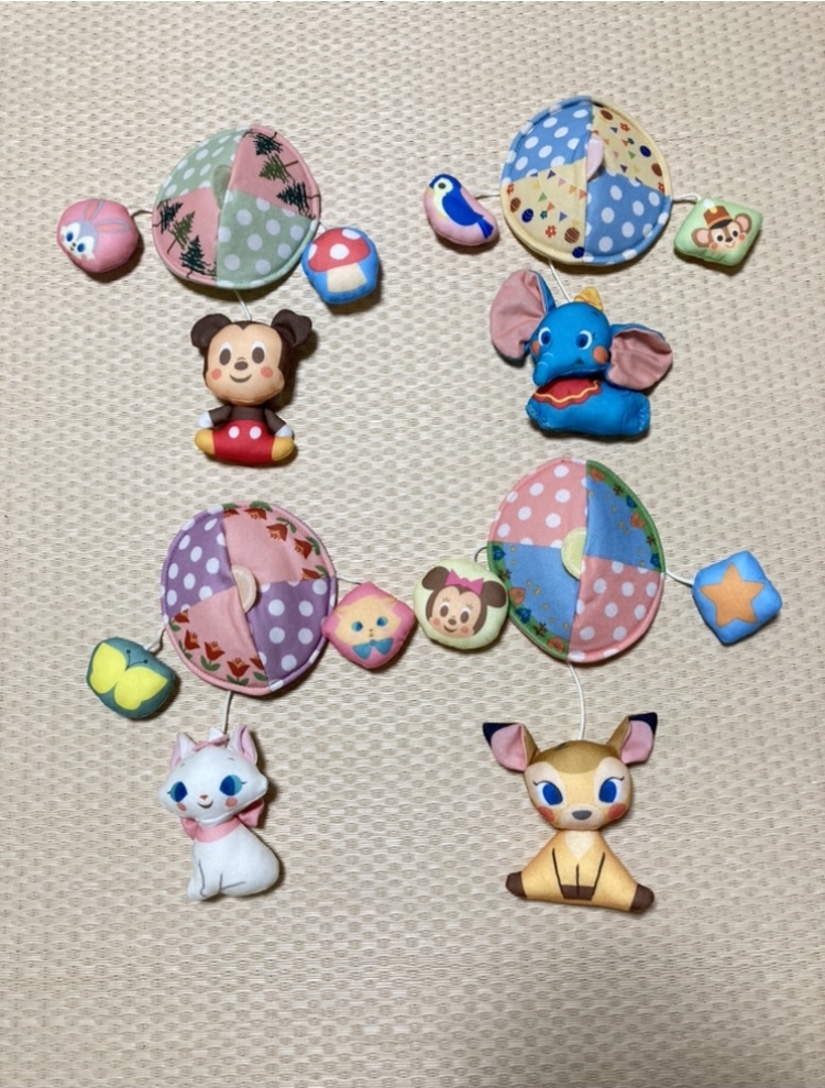 ディズニー キャラクター☆パーツだけ メリー に付いていた付属品 赤ちゃん ベビーカー ぬいぐるみ ベビー ミッキー ダンボ バンビ マリー_画像1