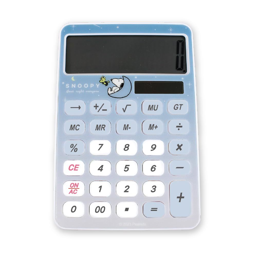 [ prompt decision ]vSNOOPY calculator v tea z Factory / Snoopy /.../ count machine / office work / lovely / character //SN-5543316YZ