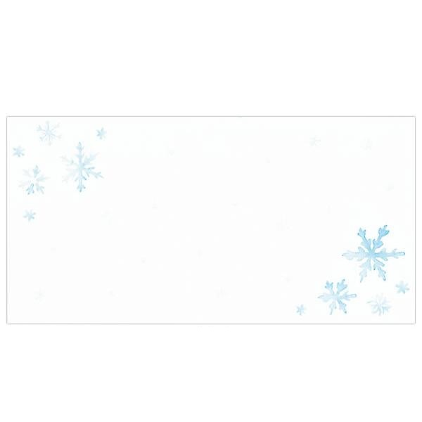 【即決】◆雪のひとひら　レターセット◆便箋（2柄）＋封筒のセット　手紙　冬柄／雪の結晶　季節　　フロンティア　//　PD-634・EV-634_封筒