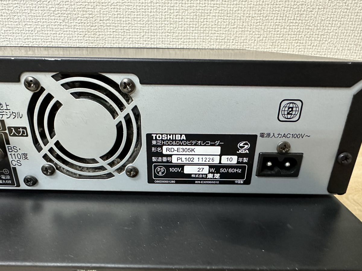A399 TOSHIBA HDDレコーダー RD-E305K / SONYブルーレイディスクレコーダー BDZ-T55 まとめ2台　ジャンク_画像5