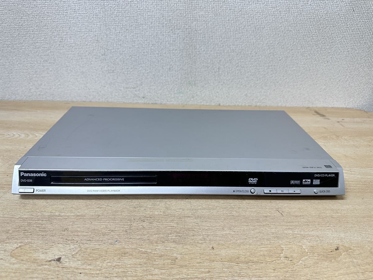 A475 Panasonic DVD-S39 DVD CDプレーヤー_画像1