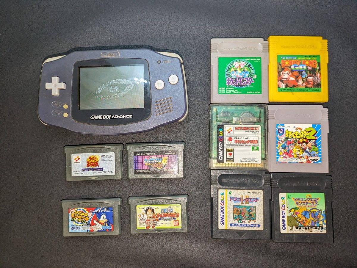 ジャンク品 ゲームボーイアドバンス本体 ポケモン 緑初代 ジャンク品 ゲームボーイアドバンス本体 ポケモン 緑初代
