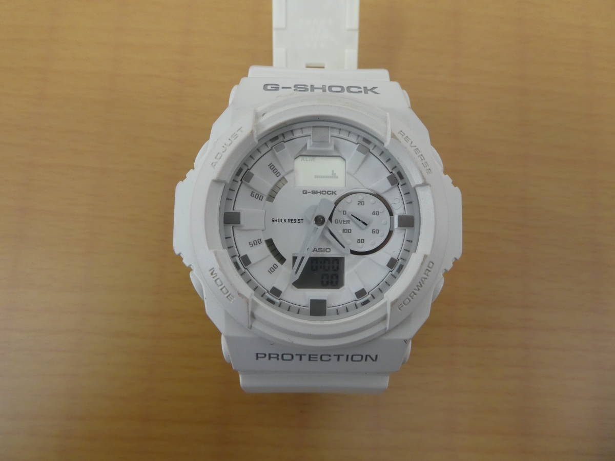 ☆ G-SHOCK Gショック GA-150 腕時計 ホワイト ジャンク品 中古品 1円スタート ☆_画像1