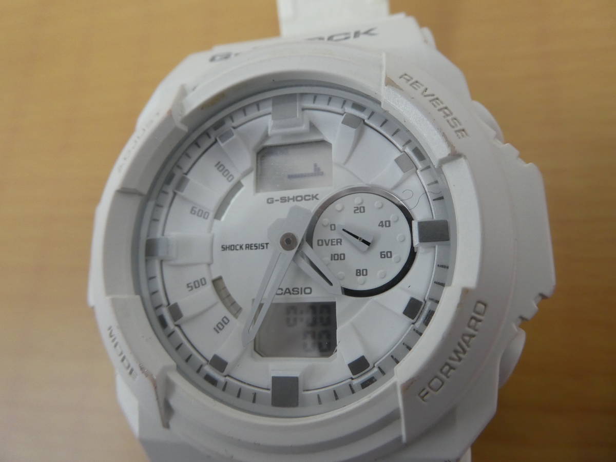 ☆ G-SHOCK Gショック GA-150 腕時計 ホワイト ジャンク品 中古品 1円スタート ☆_画像4