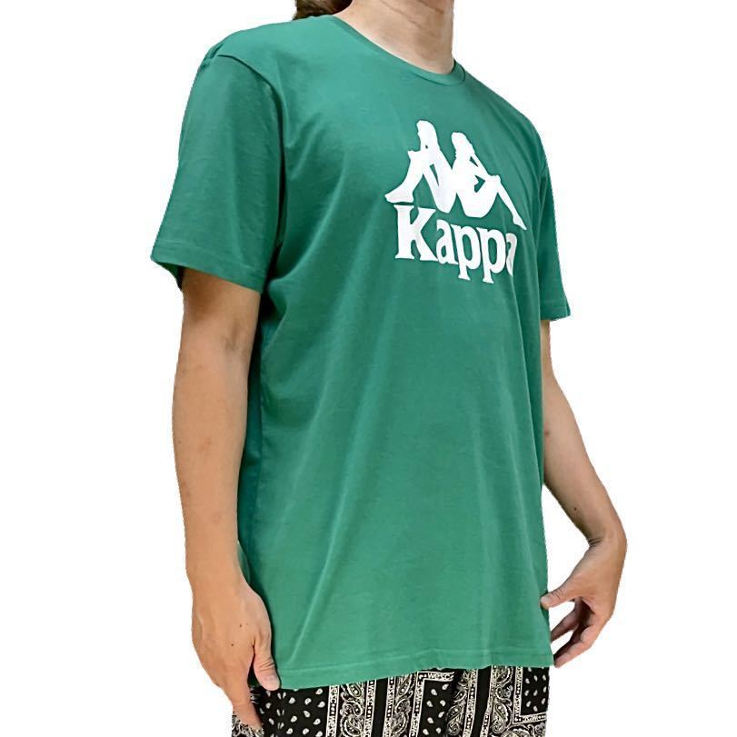 新品 カッパ Kappa アダムとイヴ 背中合わせ 三角座り OMINI オミニ ブランド ロゴ 定番 ベーシック Tシャツ イタリア スポーツ インポート