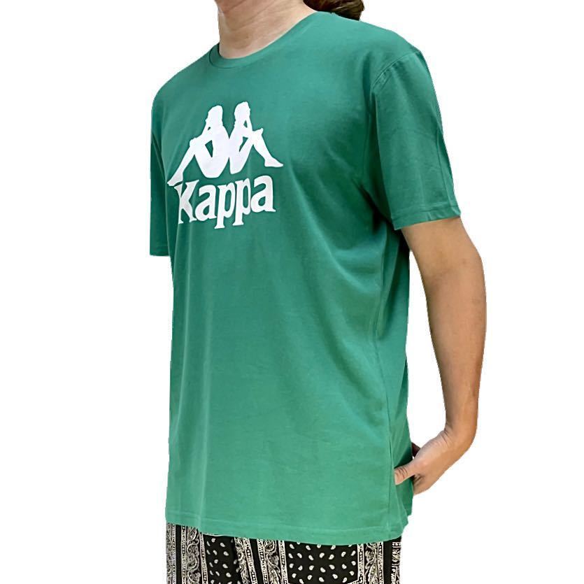 新品 カッパ Kappa アダムとイヴ 背中合わせ 三角座り OMINI オミニ ブランド クラシック ロゴ 定番 ベーシック Tシャツ イタリア スポーツ