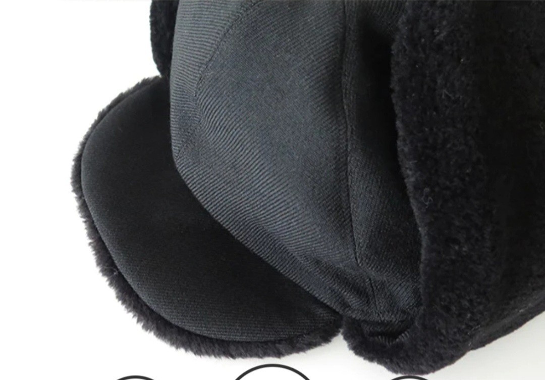 COMESANDGOES Dry Wool Fur Ear Cap size 1《カムズアンドゴーズ》ドライ ウール ファー イヤー キャップ_画像3