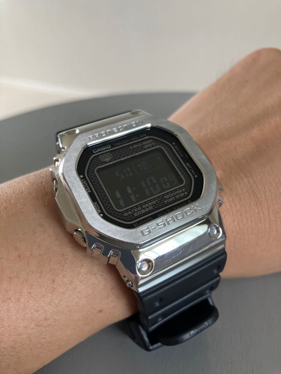 G-SHOCK】 CASIO フルメタル ラバーバンド GMW-B5000-1JF D G-SHOCK】 CASIO フルメタル ラバーバンド GMW-B5000-1JF D